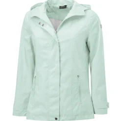 Wasserdichte Funktionsjacke mit abnehmbarer Kapuze