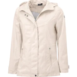 Wasserdichte Funktionsjacke mit abnehmbarer Kapuze