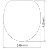 WC-Sitz aus Holz