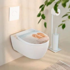 WC-Sitz Bautole mit Relief-Oberfläche, Absenkautomatik