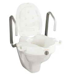 WC-Sitz Erhöhung mit Stützgriffen Secura