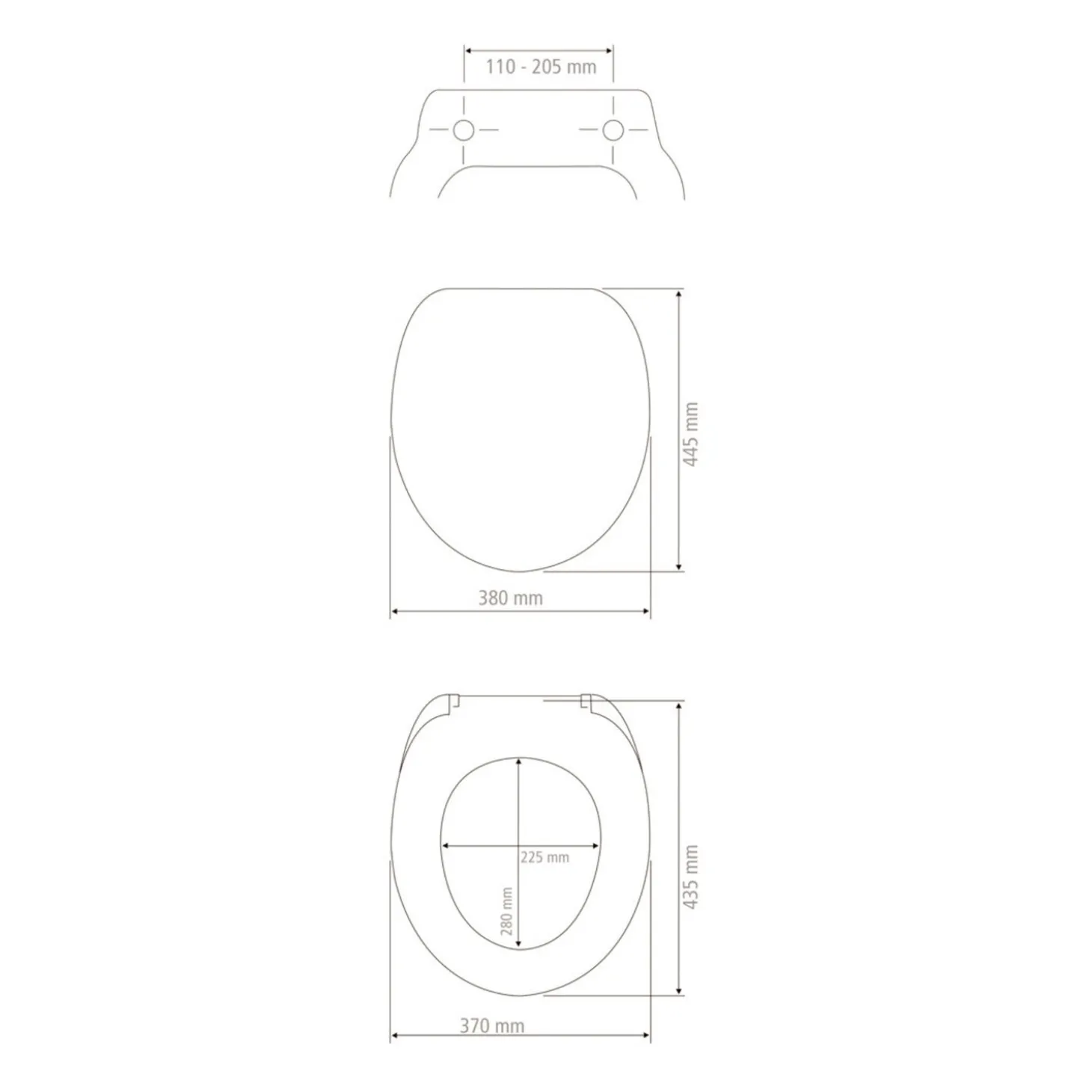 WC-Sitz Fiumara mit 3D-Motiv aus MDF