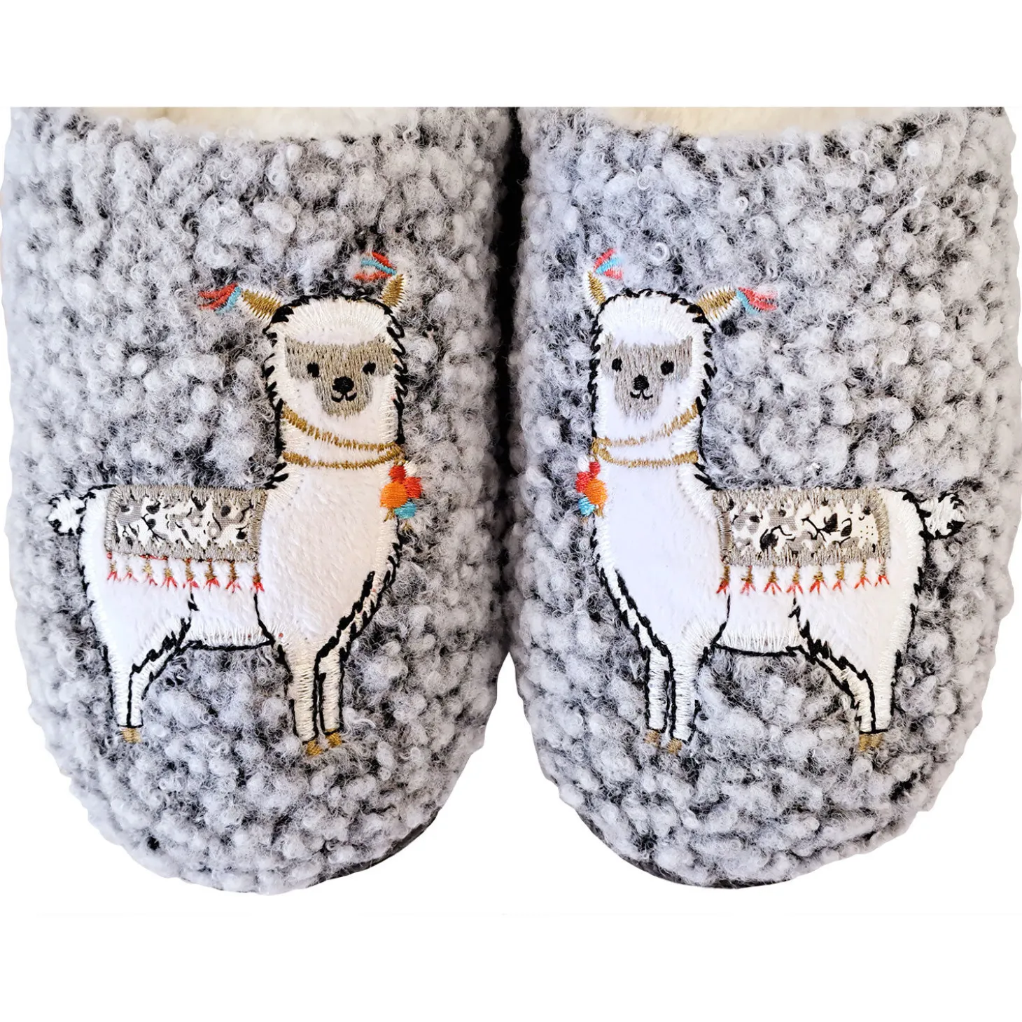Wohlfühlschuh für Damen aus wollähnlichem Textil